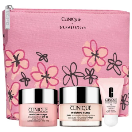 CLINIQUE Glow from AM to PM Hydrating Moisturizer & Lip Gift Set PRE-ORDEN