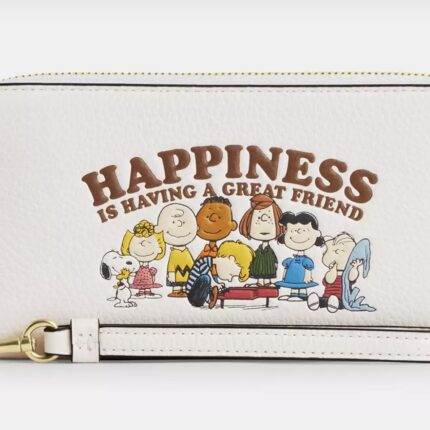 Coach X Peanuts Long Zip Around Wallet