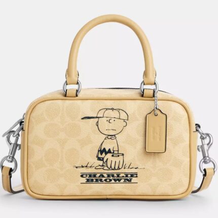 Coach X Peanuts Satchel Crossbody Bag