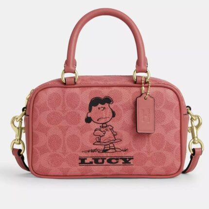 Coach X Peanuts Satchel Crossbody Bag