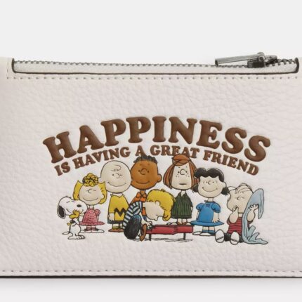 Coach X Peanuts Zip Card Case
